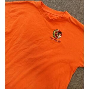 Vintage Cherokee, NC Long-Sleeve T-Shirt Mock Neck Men's LG/XL?No Tag GSM Indian